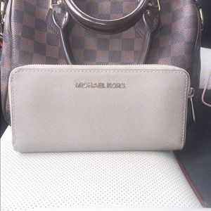 Michael Kors Silver Wallet